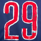 Bradley Barcola Signed PSG Soccer Jersey #29 with Beckett Witness
