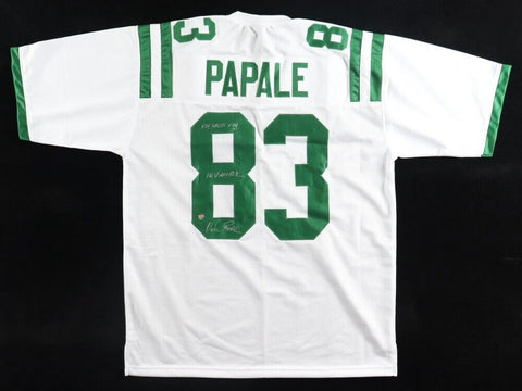 Vince Papale Signed Jersey Inscribed "Fly Eagles Fly! & Invincible" (All World)