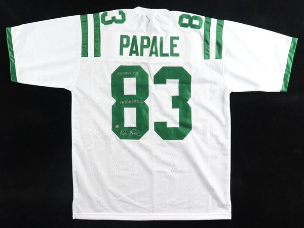 Vince Papale Signed Jersey Inscribed "Fly Eagles Fly! & Invincible" (All World)