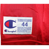 Michael Jordan Chicago Bulls Champion Brand Size 44 Red Jersey 58400