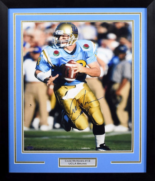CADE McNOWN AUTOGRAPHED UCLA BRUINS 16x20 FRAMED PHOTO COA