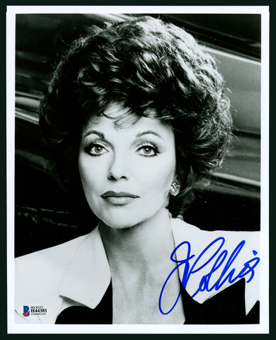 Joan Collins Authentic Autographed Signed 8x10 Photo Actress Beckett BAS #H44381