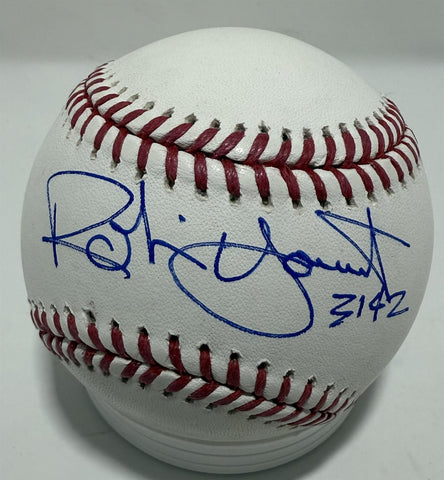 Brewers HOF'er ROBIN YOUNT Signed Official MLB Baseball w/ "3142" AUTO - JSA