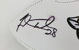 Fred Taylor 11,695 Rush Yards Signed Jacksonville Jaguars Logo Football/ Beckett