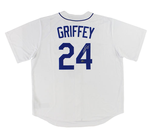 Ken Griffey Jr. Signed Seattle Nike Cooperstown TB White MLB Jersey