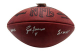Brett Favre HOF Signed/Inscribed Wilson NFL Leather Football Packers JSA 211018