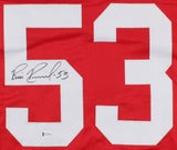 Bill Romanowski Signed Francisco 49ers Jersey (Beckett) 4xSuper Bowl Champion LB