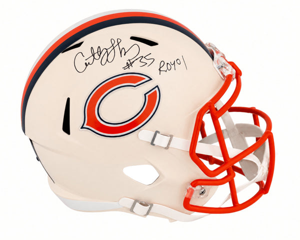 Anthony Thomas Signed Bears RETRO Riddell Full Size Replica Helmet w/ROY -SS COA