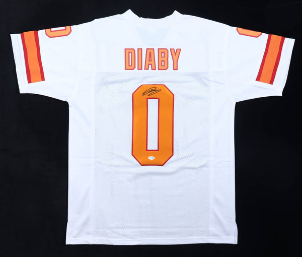 YaYa Diaby Signed Tampa Bay Buccaneers Throwback Jersey (JSA) 2023 3rd Rnd Pk/LB