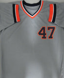 Tigers JACK MORRIS Signed Custom Replica Detroit Grey Jersey AUTO - JSA