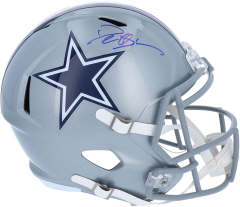 Deion Sanders Dallas Cowboys Signed Speed Replica Helmet - Signed In Blue