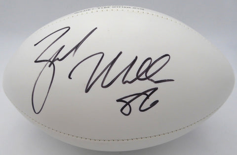 Zach Miller Autographed Signed Football Seattle Seahawks Beckett BAS QR #BS30304
