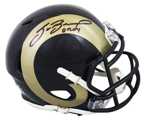 Rams Sam Bradford "2010 OROY" Signed 2000-16 TB Speed Mini Helmet BAS Witnessed