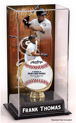 Frank Thomas Chicago White Sox Hall of Fame Sublimated Display Case with Image