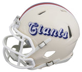 Giants Phil Simms Authentic Signed Retro Speed Mini Helmet W/ Case JSA Witness