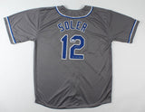 Jorge Soler Signed Kansas City Royals Jersey Inscribed "KC HR King"(JSA COA)