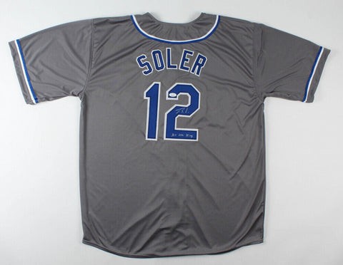 Jorge Soler Signed Kansas City Royals Jersey Inscribed "KC HR King"(JSA COA)