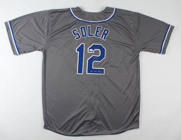 Jorge Soler Signed Kansas City Royals Jersey Inscribed "KC HR King"(JSA COA)