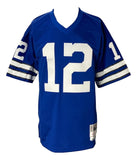 Roger Staubach Signed Dallas Cowboys Mitchell & Ness NFL Legacy Jersey BAS ITP