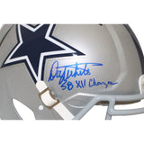 Danny White Autographed Dallas Cowboys Authentic SB XII Helmet Beckett 44055