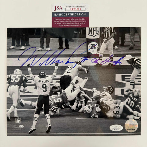 Autographed/Signed William Perry Chicago Bears 8x10 Football Photo JSA COA #2