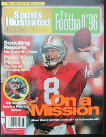 1996 Sports Illustrated Presents Pro Football Steve Young 49ers NO LABEL 154328
