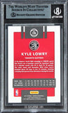 Raptors Kyle Lowry Authentic Signed 2017 Donruss #138 Card BAS Slabbed