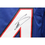 Stefon Diggs Autographed/Signed Pro Style Blue Jersey Beckett 43093