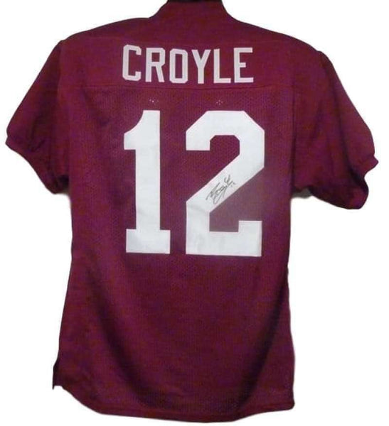 Brodie Croyle Autographed/Signed Alabama Crimson Tide Red XL Jersey 10931