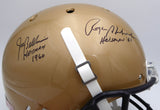 Roger Staubach & Joe Bellino Autographed Full Size Helmet Navy JSA WP92799