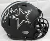 Javonte Williams Signed Dallas Cowboys F/S Eclipse Speed Helmet- Beckett W Holo