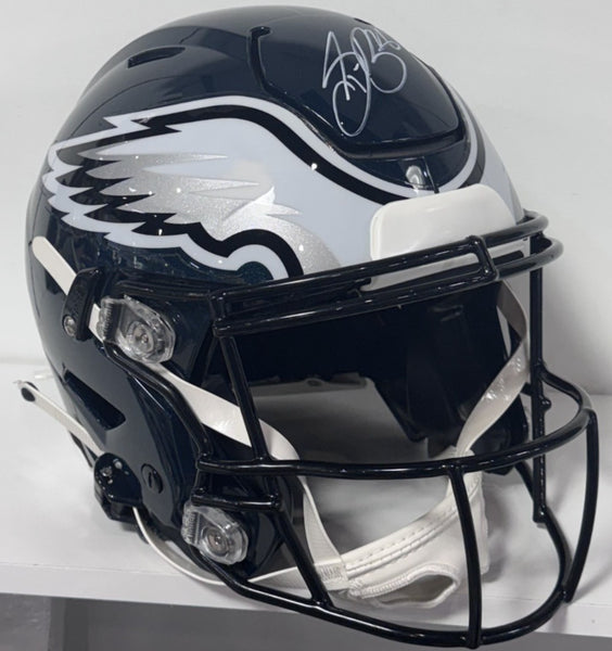 Saquon Barkley Signed Eagles Speedflex Authentic Helmet Auto Fanatics BAS COA