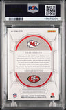 Travis Kelce & George Kittle Signed 2022 NT #TETD #88/99 Card 9 Auto 10 PSA Slab