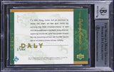 John Daly Signed 2001 Upper Deck #134 Card Auto 10! w/ Black Sig BAS Slabbed