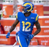 Van Jefferson Signed Los Angeles Rams Blue Home Jersey (Beckett) Wide Receiver