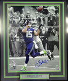 JERMAINE KEARSE AUTOGRAPHED SIGNED FRAMED 16X20 PHOTO SEAHAWKS NFC MCS 107772