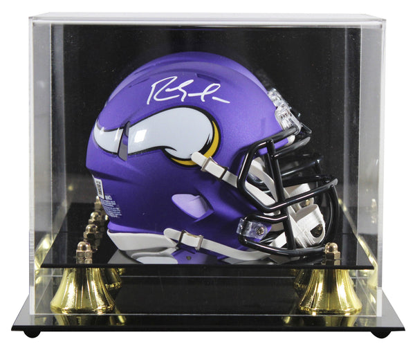 Vikings Randy Moss Authentic Signed Speed Mini Helmet W/ Case BAS Witnessed