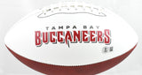 John Lynch Autographed Tampa Bay Buccaneers Logo Football - Beckett W Hologram