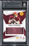 Commanders Ryan Fitzpatrick Signed 2021 Rookies & Stars #87 Card BAS Slabbed