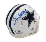Tony Dorsett Signed Dallas Cowboys Speed Alternate White NFL Mini Helmet
