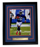 Saquon Barkley Autographed 11x14 Photo New York Giants Framed Beckett
