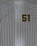 Brewers FREDDY PERALTA Signed Custom Replica Pinstripe Jersey AUTO - JSA