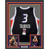 Framed Autographed/Signed Diana Taurasi 33x42 Phoenix Black Jersey JSA COA