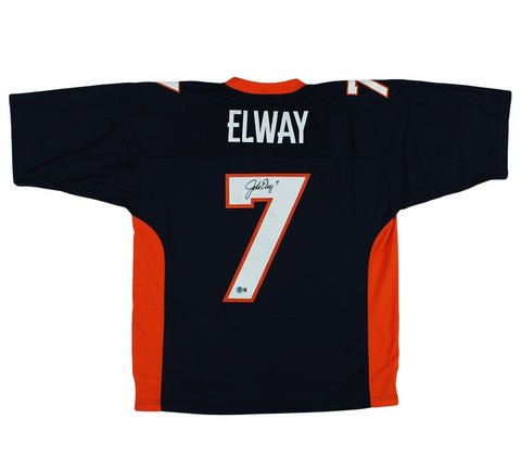 John Elway Signed Denver Broncos Mitchell & Ness Navy Blue NFL Legacy 98 Jersey