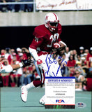 Mike Rozier Signed/Inscribed 8x10 Photo Nebraska 1983 Heisman PSA/DNA 185280