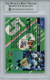 Jerome Bettis Autographed 1993 Stadium Club #108 Rookie Card Beckett Slab 33759