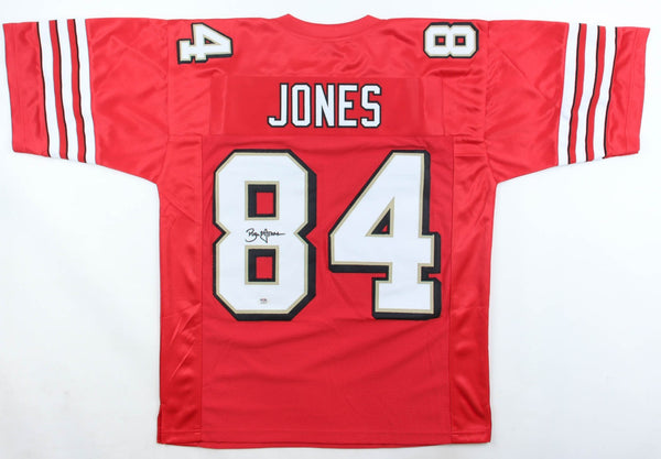 Brent Jones Signed San Francisco 49ers Jersey (PSA) 3xSuper Bowl Champion / T.E