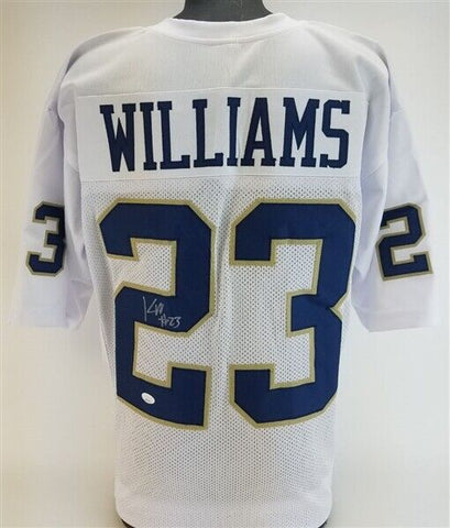 Kyren Williams Signed Notre Dame Fighting Irish Jersey (JSA COA) Rams Top R.B.
