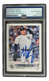 Anthony Rizzo Signed 2022 Topps #242 New York Yankees Card PSA