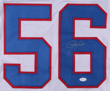Lawrence Taylor Signed New York Giants Jersey (JSA COA) 2xSuper Bowl Champ